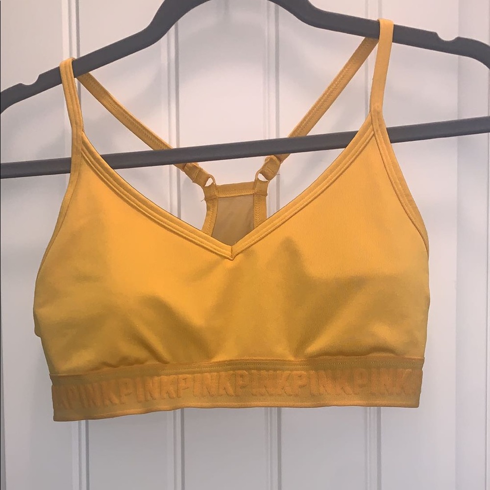 Pink Sports Bra